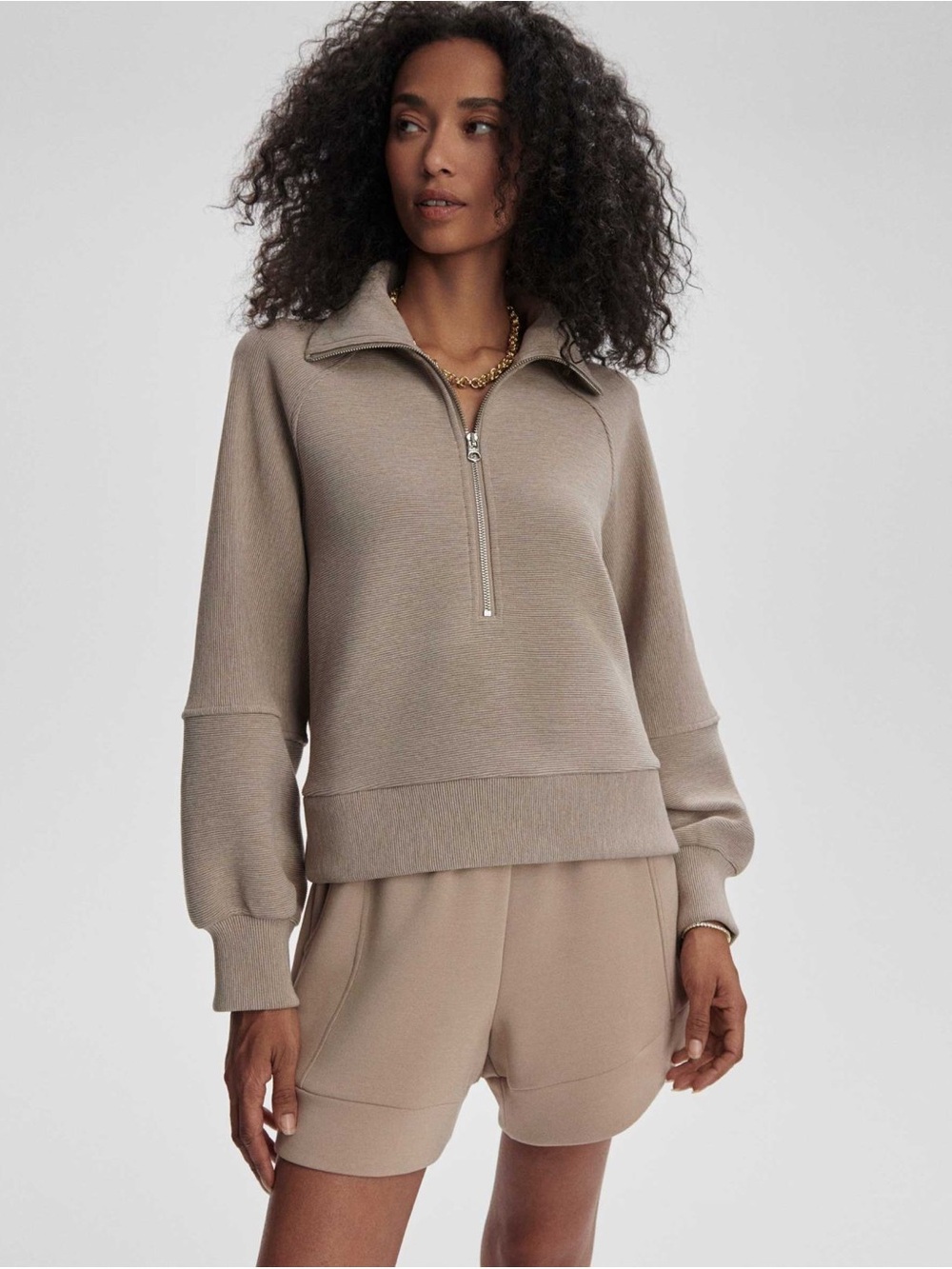Varley Milano Half Zip Sweatshirt - Picture 8 of 13